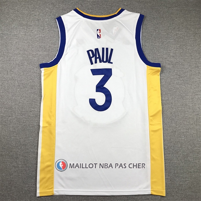 Maillot Golden State Warriors Jordan Poole NO 3  Association 2022-23 Blanc